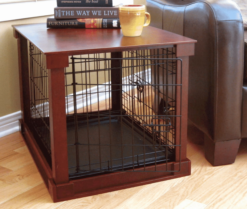 non-collapsible dog crate