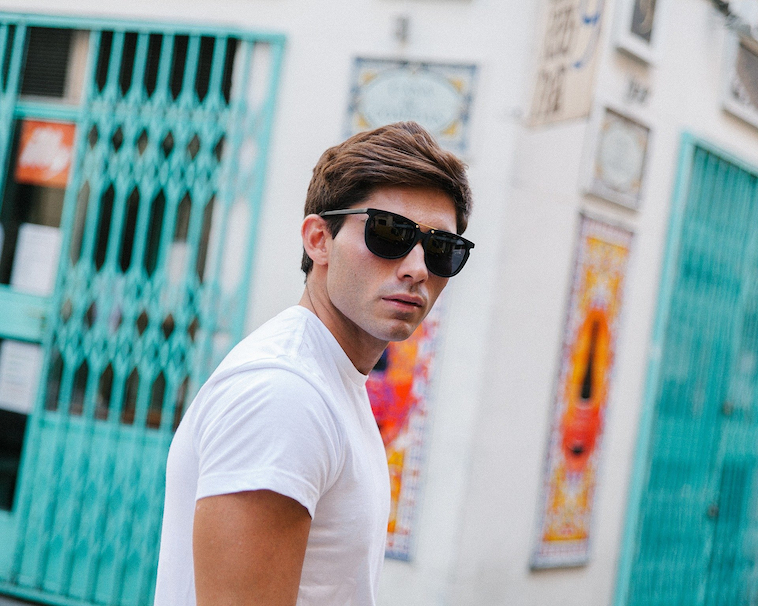 men with stylish sunglasses