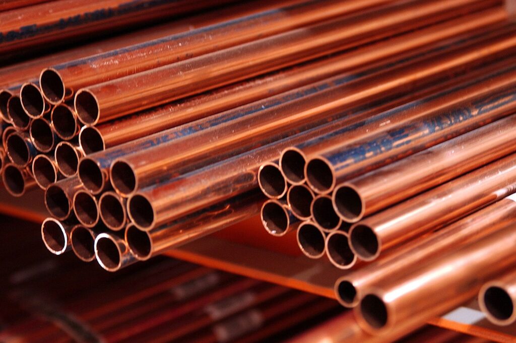 Copper pipes