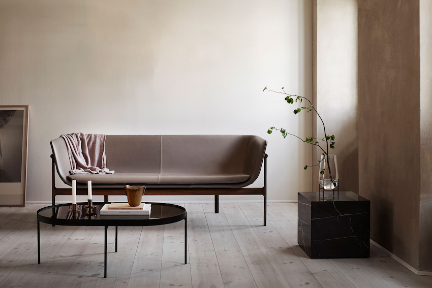 minimalistic scandinavian style living room