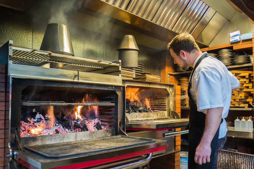 ovens in kitchen