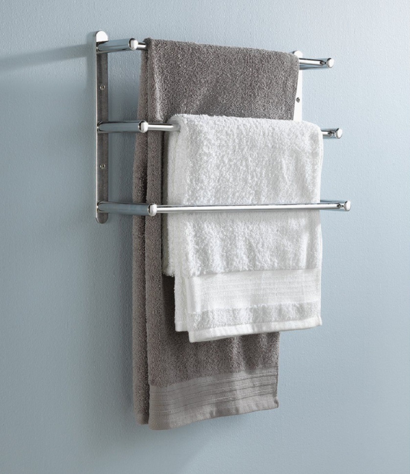 Wall mounted towel rails