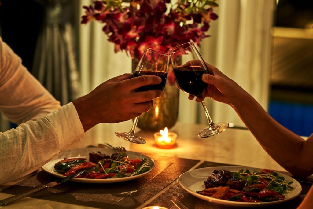 romantic dinner