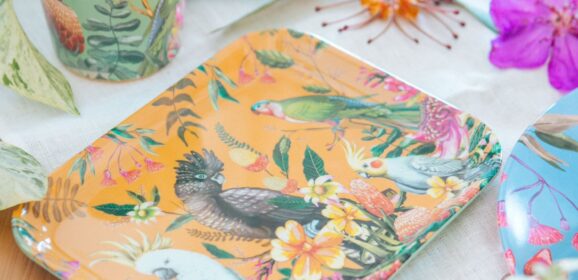 A Styling Guide to Decorative Trays for a Pop of Colour