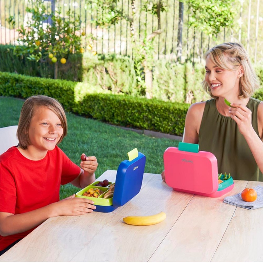 Pop Lunch Box Bright Coral/Teal